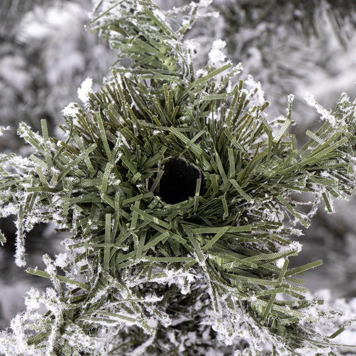 Choinka sztuczna 220 cm świerk kaukaski ośnieżony