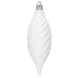 Bombki choinkowe 72 szt. biały zestaw choinkowy