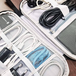 Organizer na kable przenośna torba podróżna na elektronikę