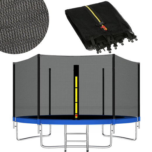 Osłona na sprężyny z siatką do trampoliny zewnętrzną 10FT 300/305/312 cm niebieska