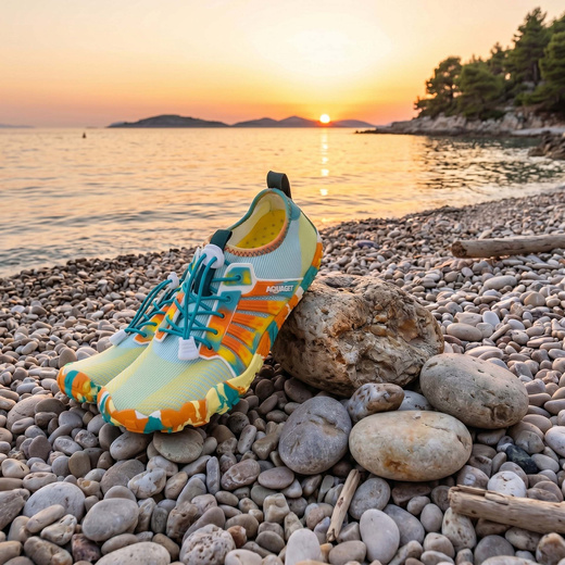 Buty do wody damskie rozm. 37 szybkoschnące buty na plażę, do pływania multikolor
