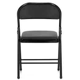 Krzesło cateringowe składane bankietowe, turystyczne do ogrodu czarne