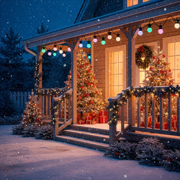 Lampki choinkowe żarówki 15 Led oświetlenie zewnętrzne solarne 10,5 m multikolor