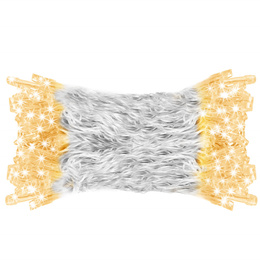 Kurtyna świetlna 300 led girlanda, lampki sople biały ciepły