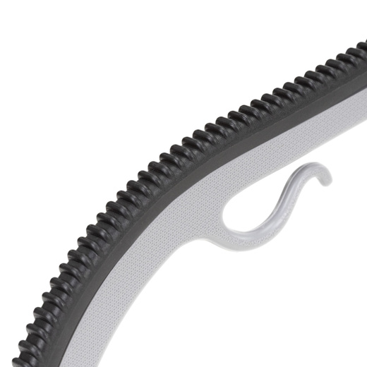 Wieszak plastikowy zestaw 20 szt. antypoślizgowe wieszaki na ubrania szaro-czarny