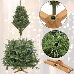 Choinka sztuczna 180 cm Premium Royal Trees świerk syberyjski z drewnianym stojakiem