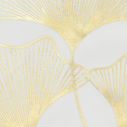 Poszewka dekoracyjna 40x40cm na poduszkę wzorzysta w liście