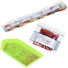 Haft diamentowy krajobraz smok diamentowa 40x30 cm