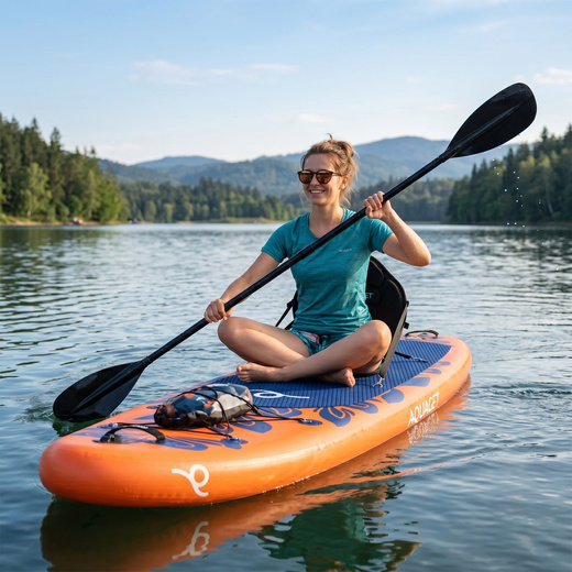 Deska SUP 350 cm pompowana do pływania na stojąco paddleboard z zestawem akcesoriów