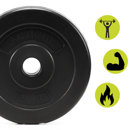 Obciążenie 2,5 kg talerz kompozytowy 31 mm krążek do sztangi hantli