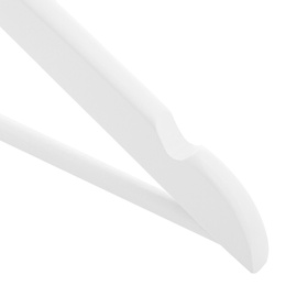 Wieszaki na ubrania drewniane zestaw 9 szt. białe