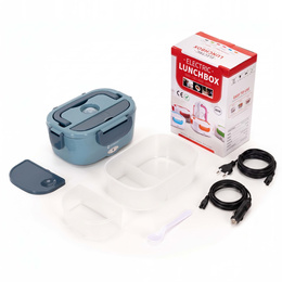 Pojemnik na żywność, podgrzewany Lunchbox elektryczny 1,5 l termos obiadowy