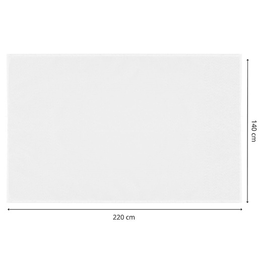 Bieżnik na stół świąteczny 220x140cm klasyczny obrus świąteczny biały