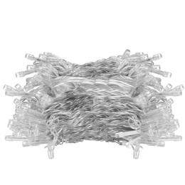 Kurtyna świetlna 300 led girlanda, lampki sople biały ciepły