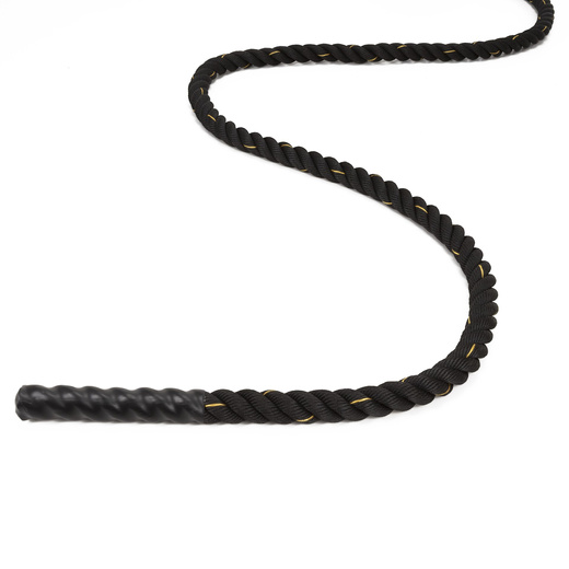 Lina treningowa do crossfit 9 m Battle Rope Power do ćwiczeń siłowych czarna