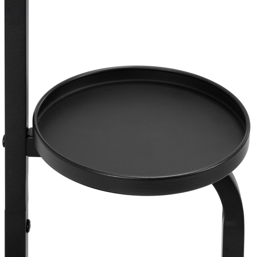 Kwietnik metalowy 115 cm stojak na kwiaty z 4 półkami loft wielopoziomowy nowoczesny