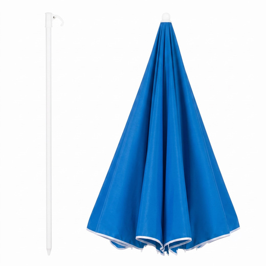 Parasol plażowy niebieski 240 cm