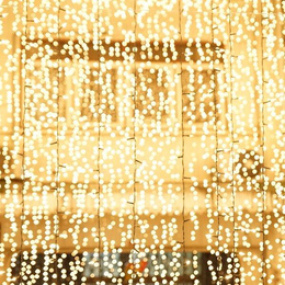 Kurtyna świetlna z pilotem 306 led girlanda, lampki wewnętrzno-zewnętrzne sople ciepły biały