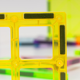 Klocki magnetyczne 3D zestaw 48 szt. klocki konstrukcyjne dla dzieci, kolorowe