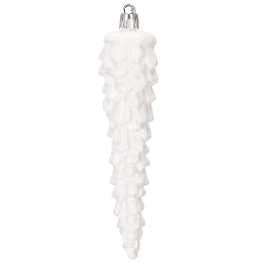 Bombki choinkowe 72 szt. biały zestaw choinkowy