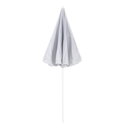 Parasol plażowy 160 cm ogrodowy, przeciwsłoneczny UPF50+ składany, łamany na balkon, taras, szary