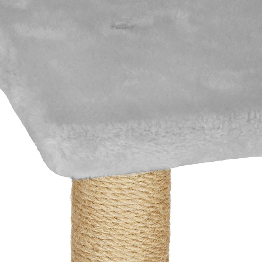 Drapak dla kota sizal 7-poziomowy słupek z zabawką 136 cm