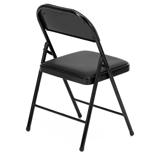 Krzesło cateringowe składane bankietowe, turystyczne do ogrodu czarne