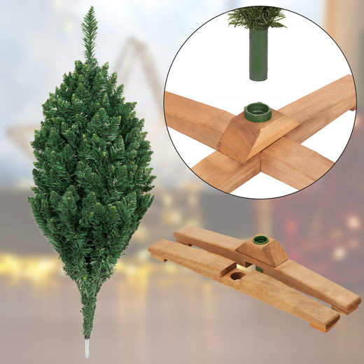 Choinka sztuczna 150 cm sosna leśna jak żywa Royal Trees premium z drewnianym stojakiem