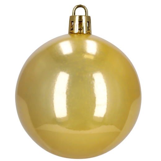 Bombki choinkowe 100 szt. zestaw dekoracji świątecznych nietłukące, złote