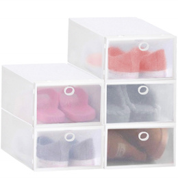 Organizer na buty 31x21,5x12,5 cm zestaw 5 szt. pojemniki z otwieraną klapą