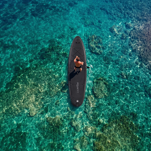 Deska pompowana do pływania SUP 350 cm paddleboard komplet z wiosłem i wyposażeniem