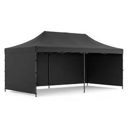 Namiot handlowy 3x6 m ogrodowy, pawilon na imprezy, catering czarny