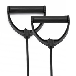 Stepper prosty do ćwiczeń z linkami i licznikiem, trening cardio, fitness czarny