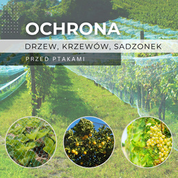 Siatka na ptaki zabezpieczająca ochronna 4x5m zielona