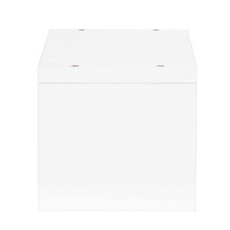 Półki ścienne 3 szt. na przyprawy, książki półki wiszące nowoczesne białe