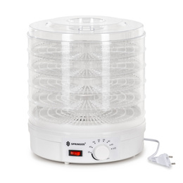 Suszarka do żywności, spożywcza do grzybów, ziół 5‑poziomowa 15 L 350 W z regulacją temperatury