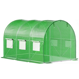 Szklarnia ogrodowa foliowa UV-4 140g/m2 tunel foliak 3x2x2 m zielony