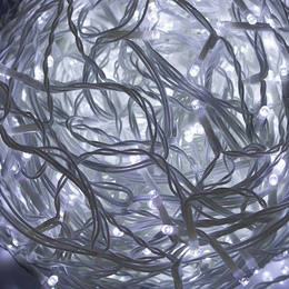 Kurtyna świetlna z pilotem 1000 led girlanda, lampki wewnętrzno-zewnętrzne sople zimny biały