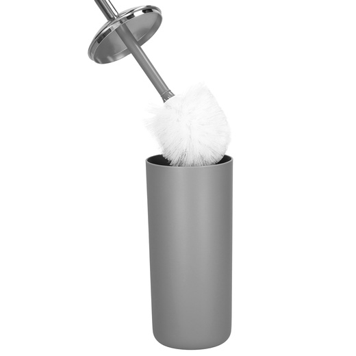 Zestaw łazienkowy 6w1 akcesoria do wc łazienki loft szczotka kubki kosz dozownik szary