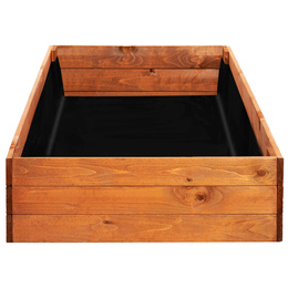 Skrzynia na warzywa drewniana 200x84x26,5 cm wysoki warzywniak zielnik impregnowany