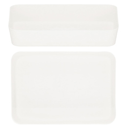 Pojemnik do szuflady 26x18cm wielofunkcyjny wkład, organizer kremowy