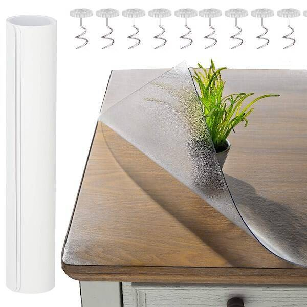 Mata ochronna na meble naklejka samoprzylepna PVC folia przeźroczysta