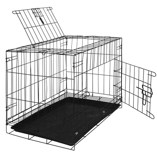 Klatka kennelowa dla zwierząt kojec dla psa kota rozmiar S 60 x 50 x 42 cm