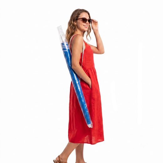 Parasol plażowy niebieski 240 cm