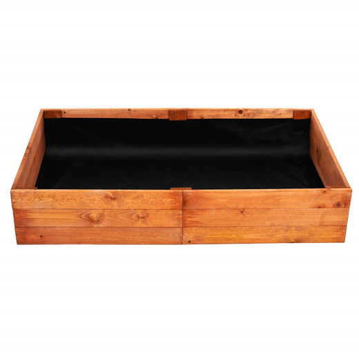 Skrzynia na warzywa drewniana 140x84x26,5 cm wysoki warzywniak zielnik impregnowany