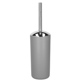 Zestaw łazienkowy 6w1 akcesoria do wc łazienki loft szczotka kubki kosz dozownik szary