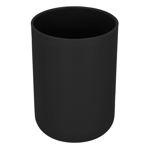 Zestaw łazienkowy 6w1 akcesoria do wc łazienki loft szczotka kubki kosz dozownik czarny