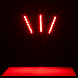 Lampa do doświetlania roślin LED do wzrostu uprawy 3 panele z timerem i klipsem, usb