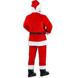 Strój św. Mikołaja zestaw 10 elementowy przebranie świąteczne