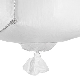 Big Bag worek z lejem 1000 kg mocny na gruz 160x90x90 cm kontener z uchwytami biały
